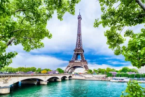 Eiffel Tower in Paris – most visited countries in the world