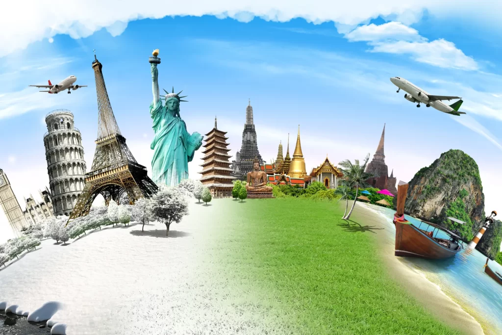 World Travel Awards 2025 global landmarks and destinations illustration